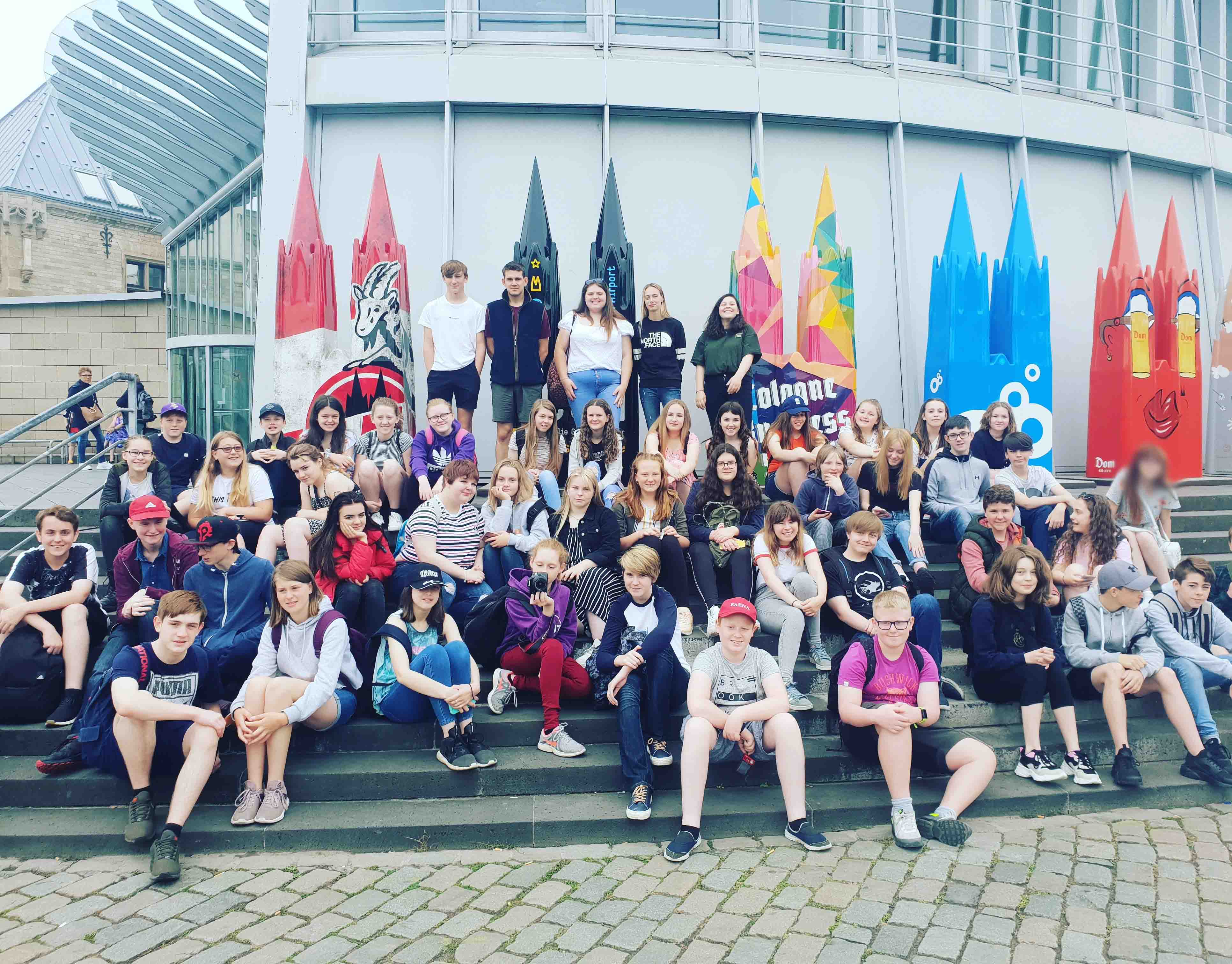 Outside the Lindt Schokoladenmuseum