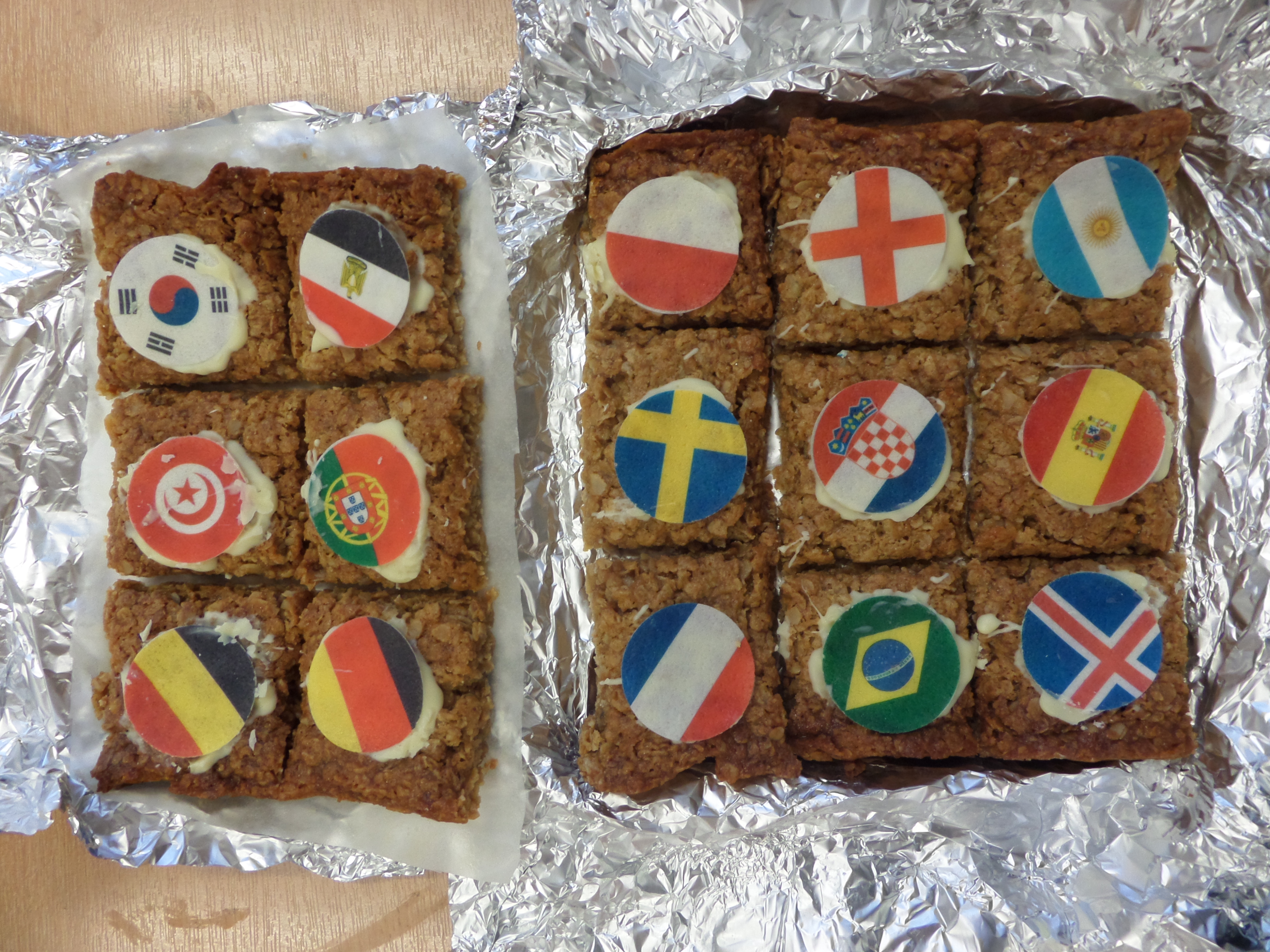 Flag flapjacks